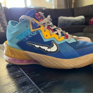 Boys Nike LeBron 18 low Space Jam Roadrunner 2021 shoes